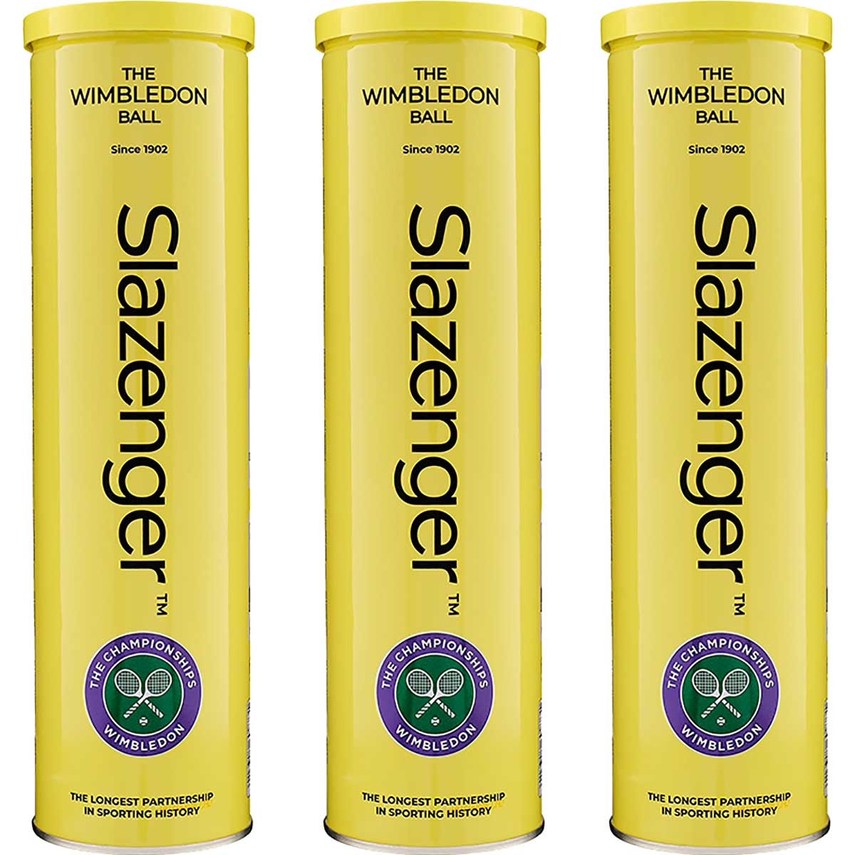 1 Dozen Slazenger Wimbledon Ultra Vis Tennis Balls