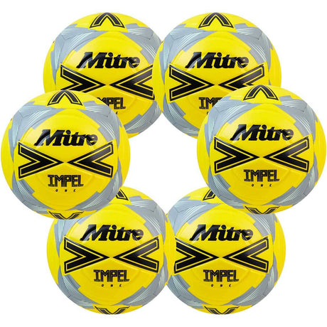 Mitre Impel One 6 Ball Training Football Pack