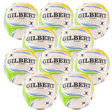 10 x Gilbert Pulse Training Netballs Gilbert Netball Balls Sports Ball Shop