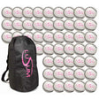 4 Dozen Lusum Rounders Balls with Lusum bag