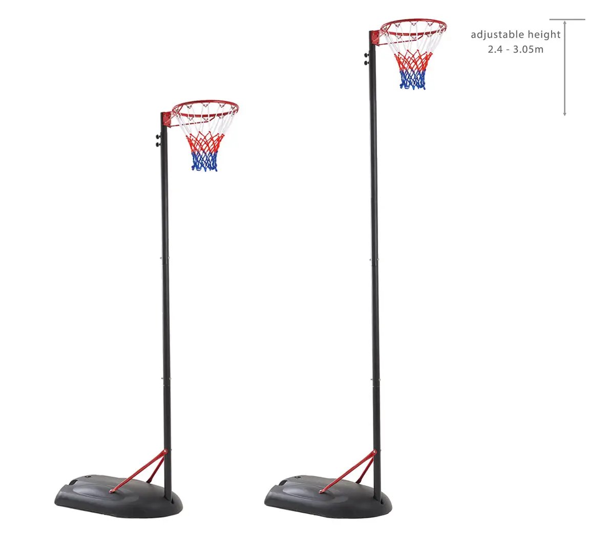 Bee-Ball Netball Post With Free Mitre Intercept Ball Bee-Ball Netball Stands Sports Ball Shop