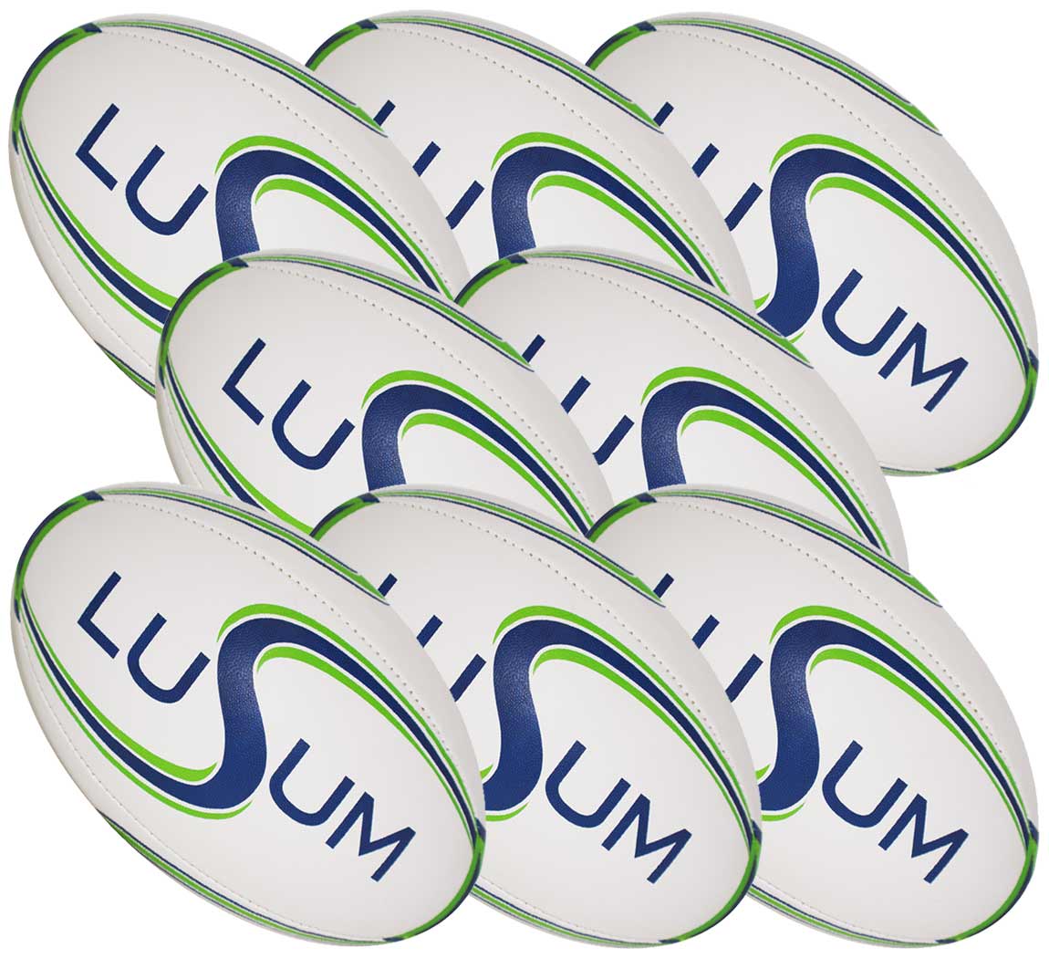 Lusum Munifex Training Rugby Ball 8 Pack